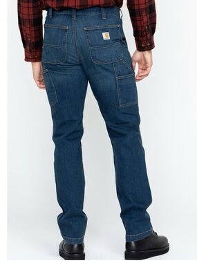 CARHARTT Rugged Flex Relaxed Fit Utility Dark Wash Jeans